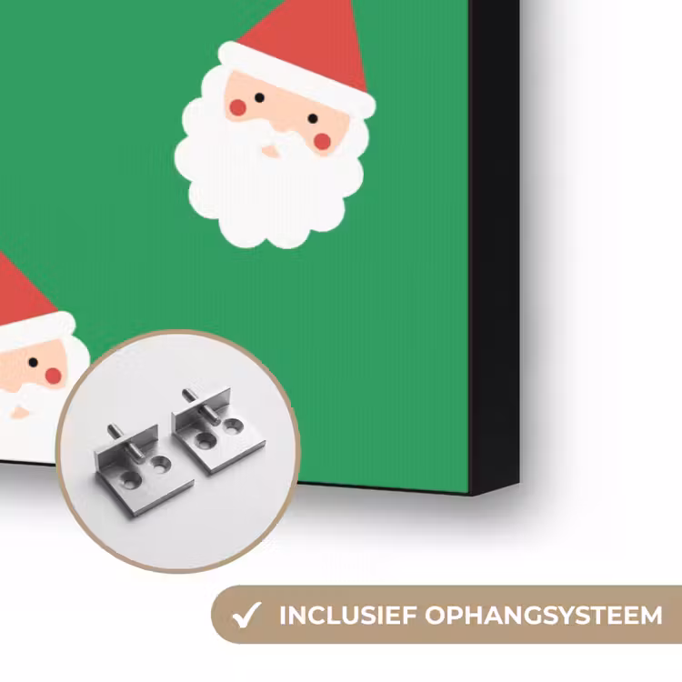 Art Frame - Kerstman - Kerst - Neon - Groen — 6