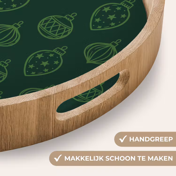 Dienblad - Kerstbal - Groen - Kerst — 5