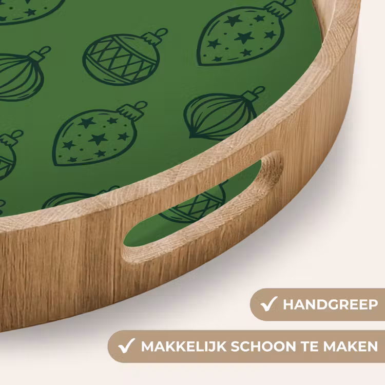 Dienblad - Kerstbal - Kerst - Groen — 5