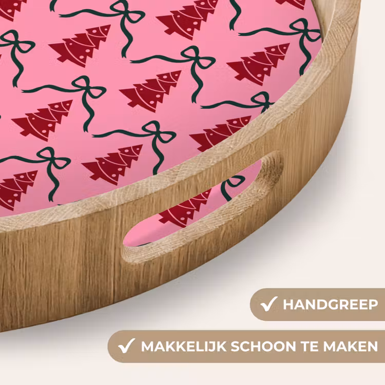 Dienblad - Kerst - Rood - Groen - Strik — 5