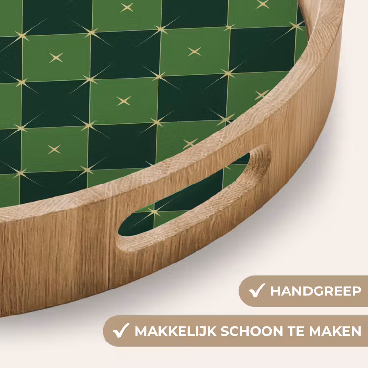 Dienblad - Ster - Groen - Kerst — 5
