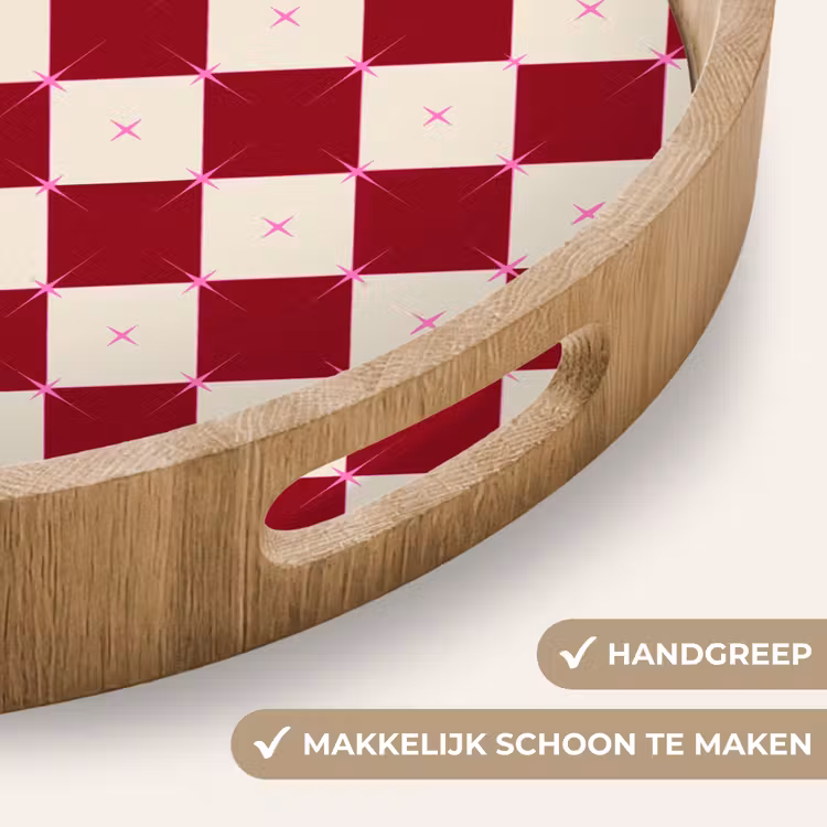 Dienblad - Ster - Roze - Rood - Kerst — 5