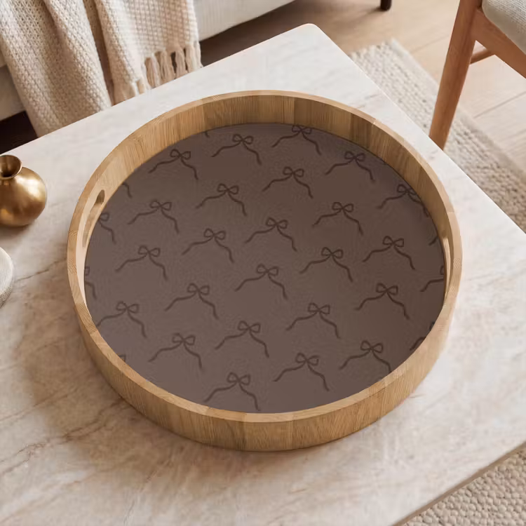Dienblad - Bruin - Kerst - Strik — 2