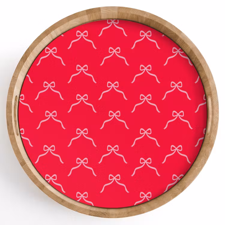 Dienblad - Strik - Rood - Kerst — 1