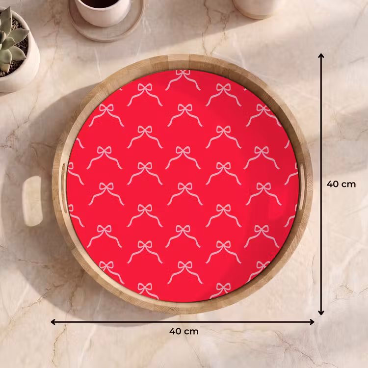 Dienblad - Strik - Rood - Kerst — 9