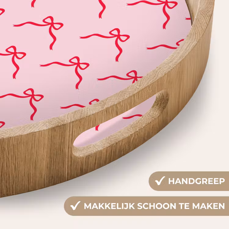 Dienblad - Strik - Rood - Kerst - Roze — 5