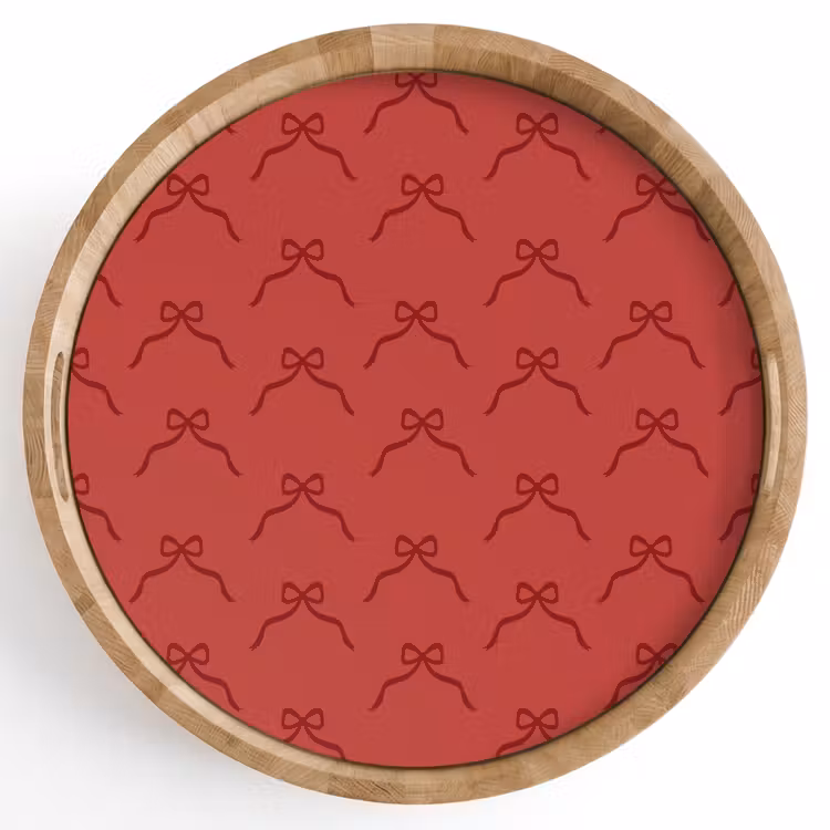 Dienblad - Strik - Rood - Kerst — 1