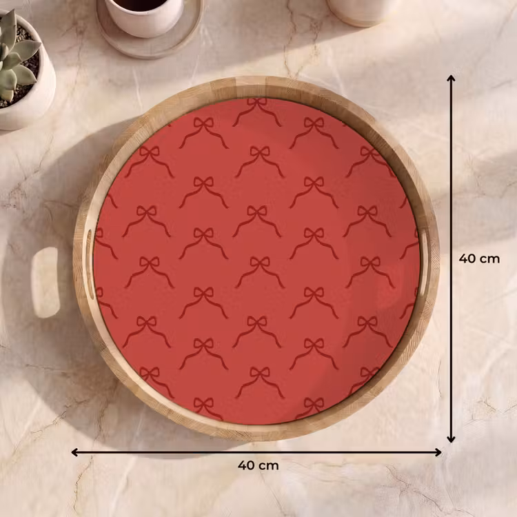 Dienblad - Strik - Rood - Kerst — 9