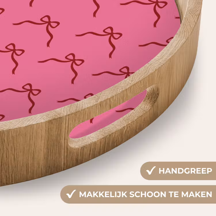 Dienblad - Strik - Rood - Roze - Kerst — 5