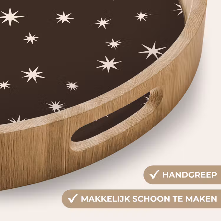 Dienblad - Bruin - Ster - Kerst — 5