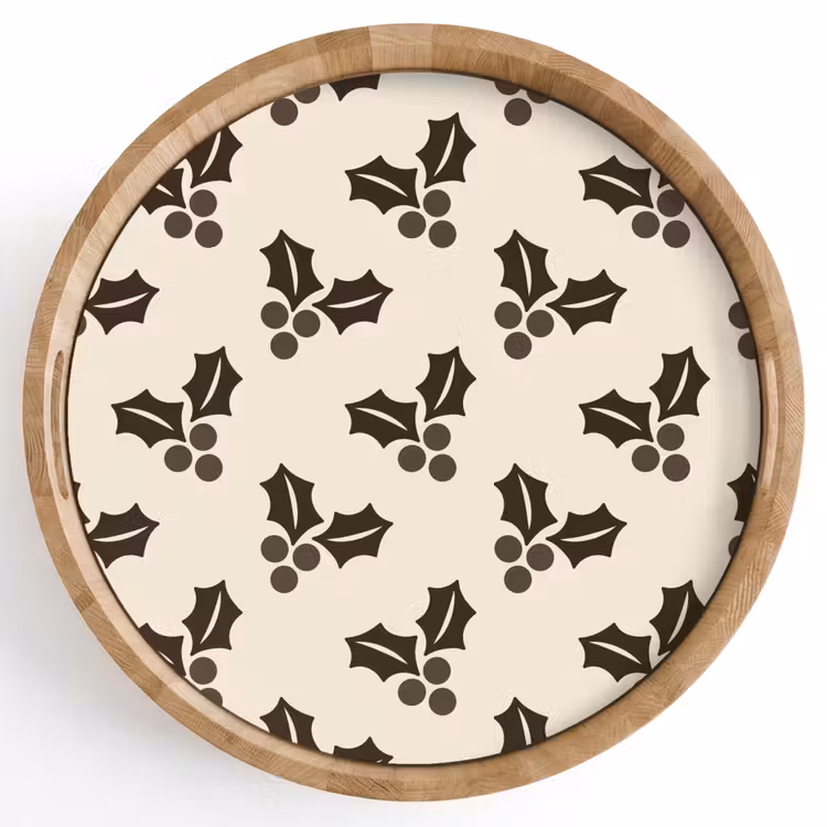 Dienblad - Hult - Bruin - Kerst — 1