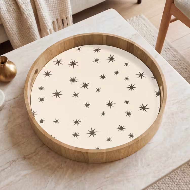 Dienblad - Kerst - Ster - Bruin — 2