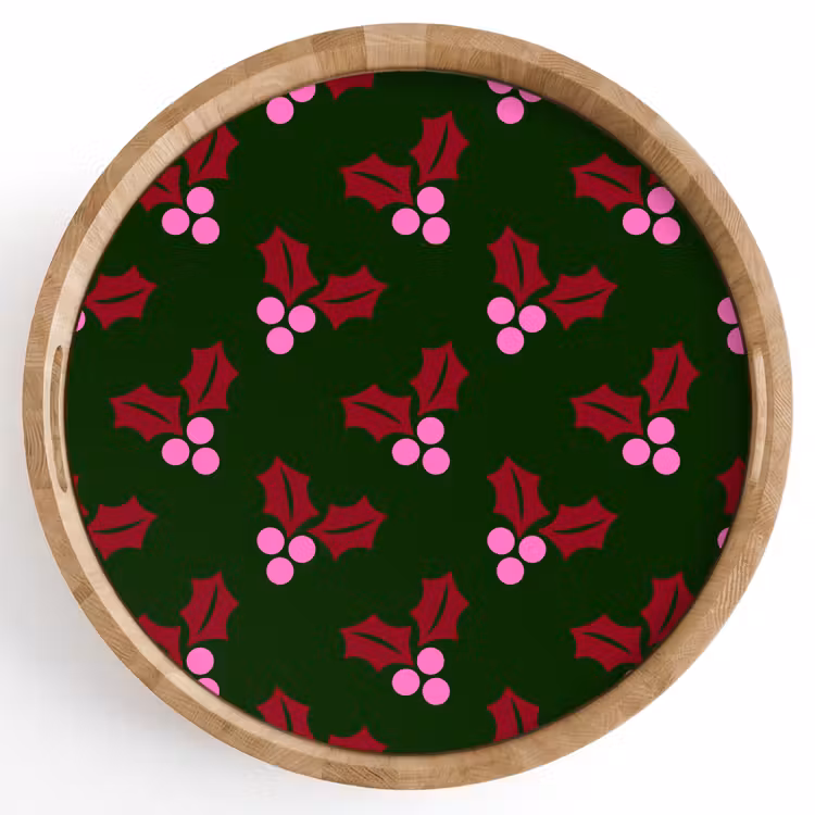 Dienblad - Neon - Hulst - Kerst — 1