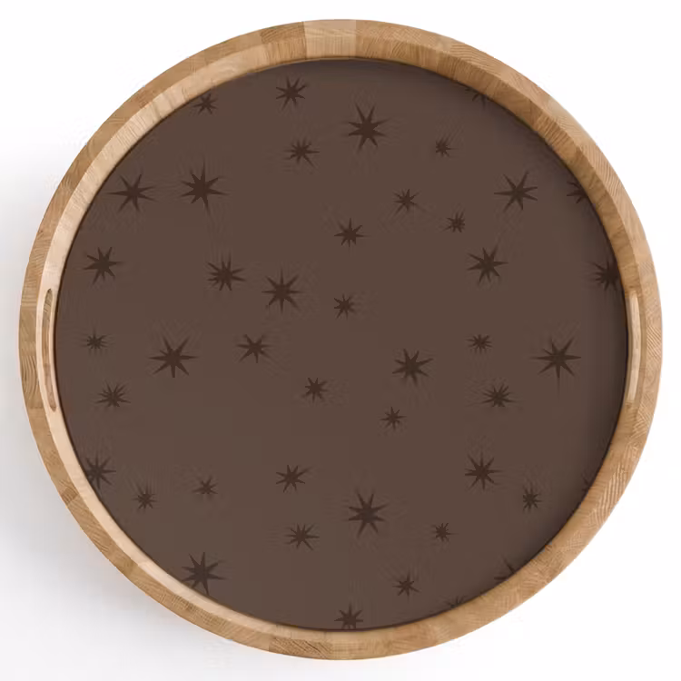 Dienblad - Ster - Bruin - Kerst — 1