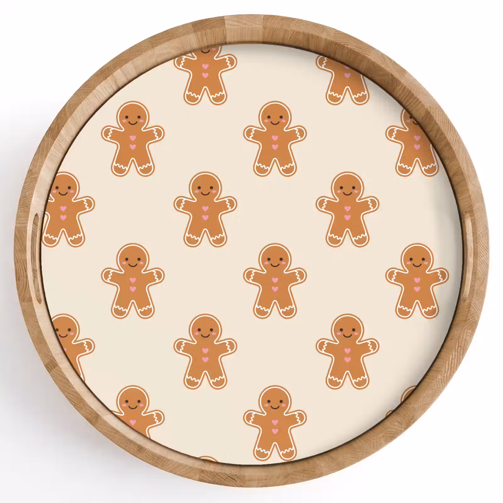 Dienblad - Peperkoek - Kerst - Crème — 1
