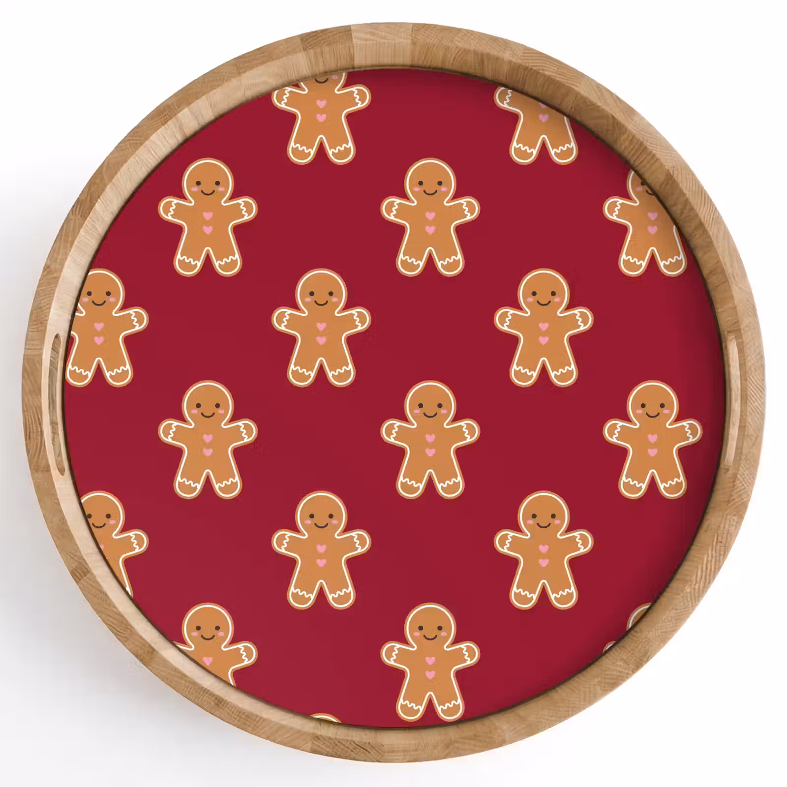 Dienblad - Peperkoek - Kerst - Rood — 1