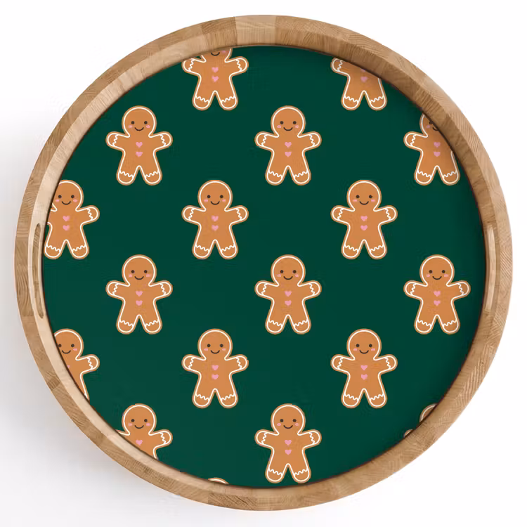 Dienblad - Peperkoek - Kerst - Groen — 1