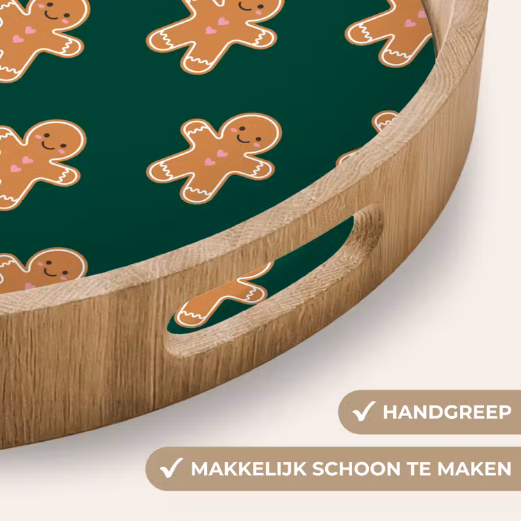 Dienblad - Peperkoek - Kerst - Groen — 5