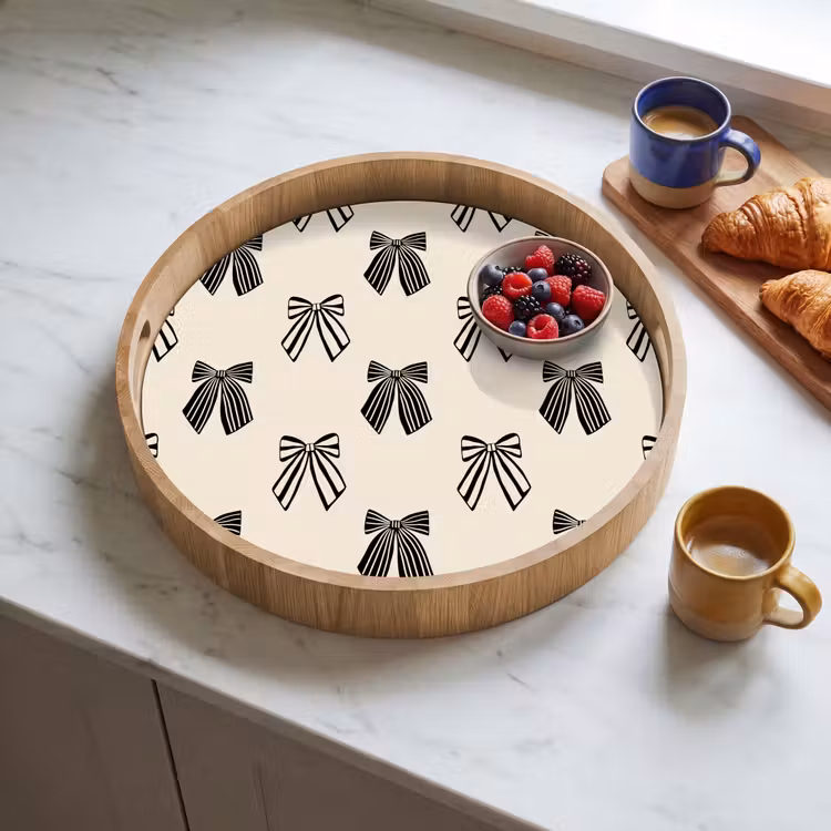 Dienblad - Strikken - Kerst - Zwart — 4