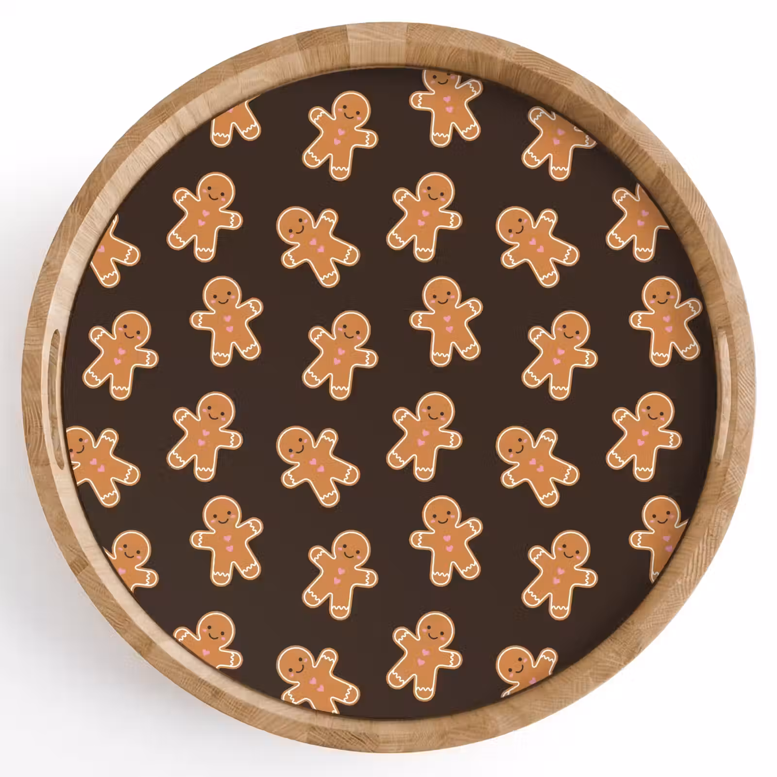 Dienblad - Bruin - Peperkoek - Kerst — 1