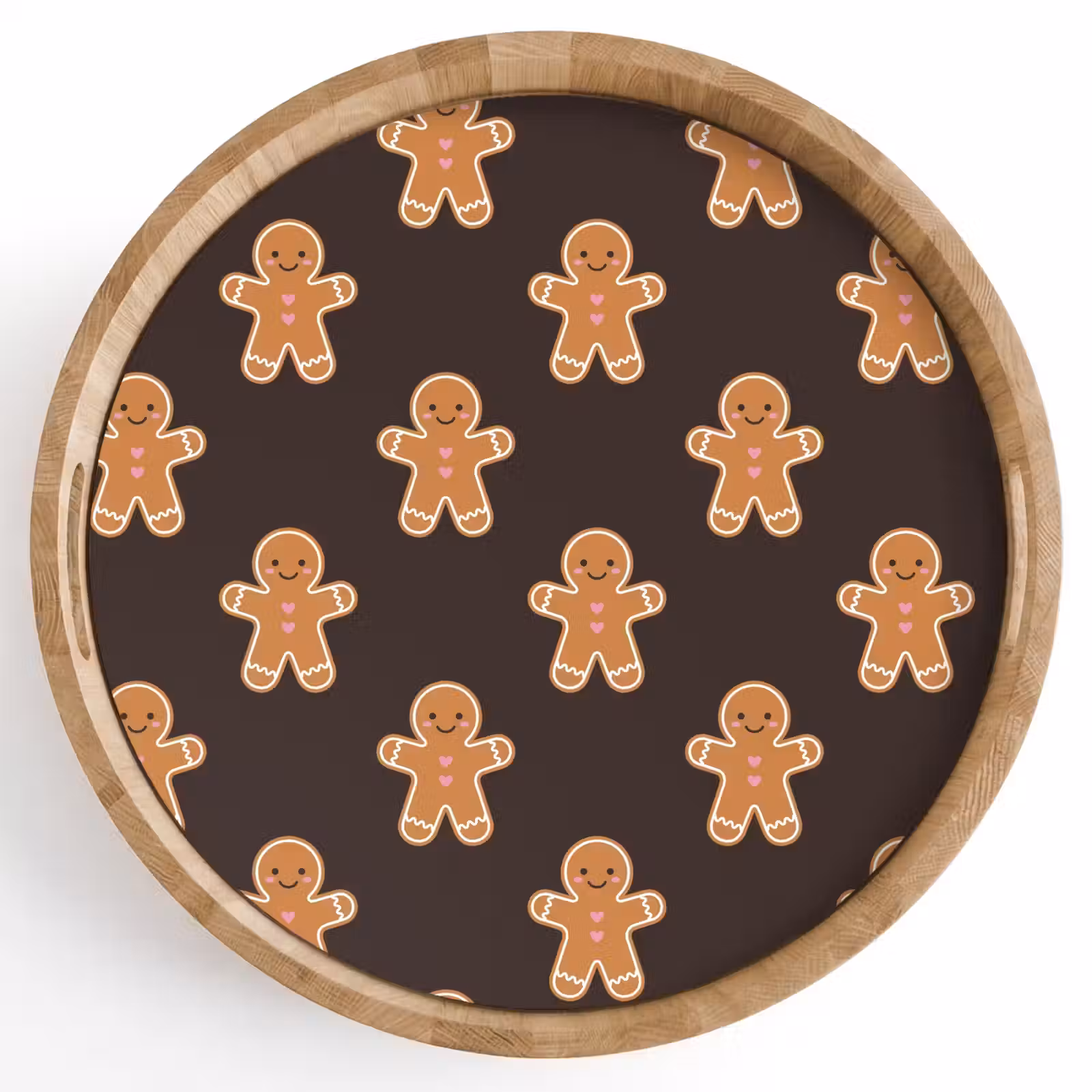 Dienblad - Peperkoek - Bruin - Kerst — 1