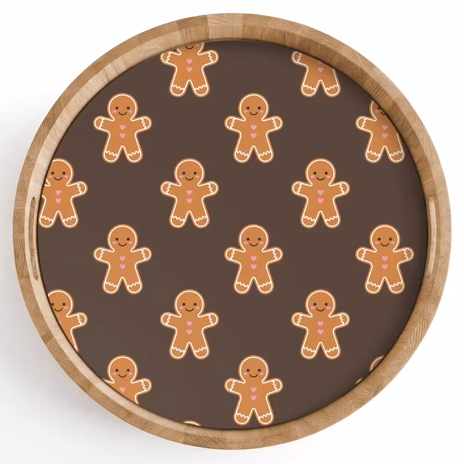 Dienblad - Peperkoek - Kerst - Bruin — 1