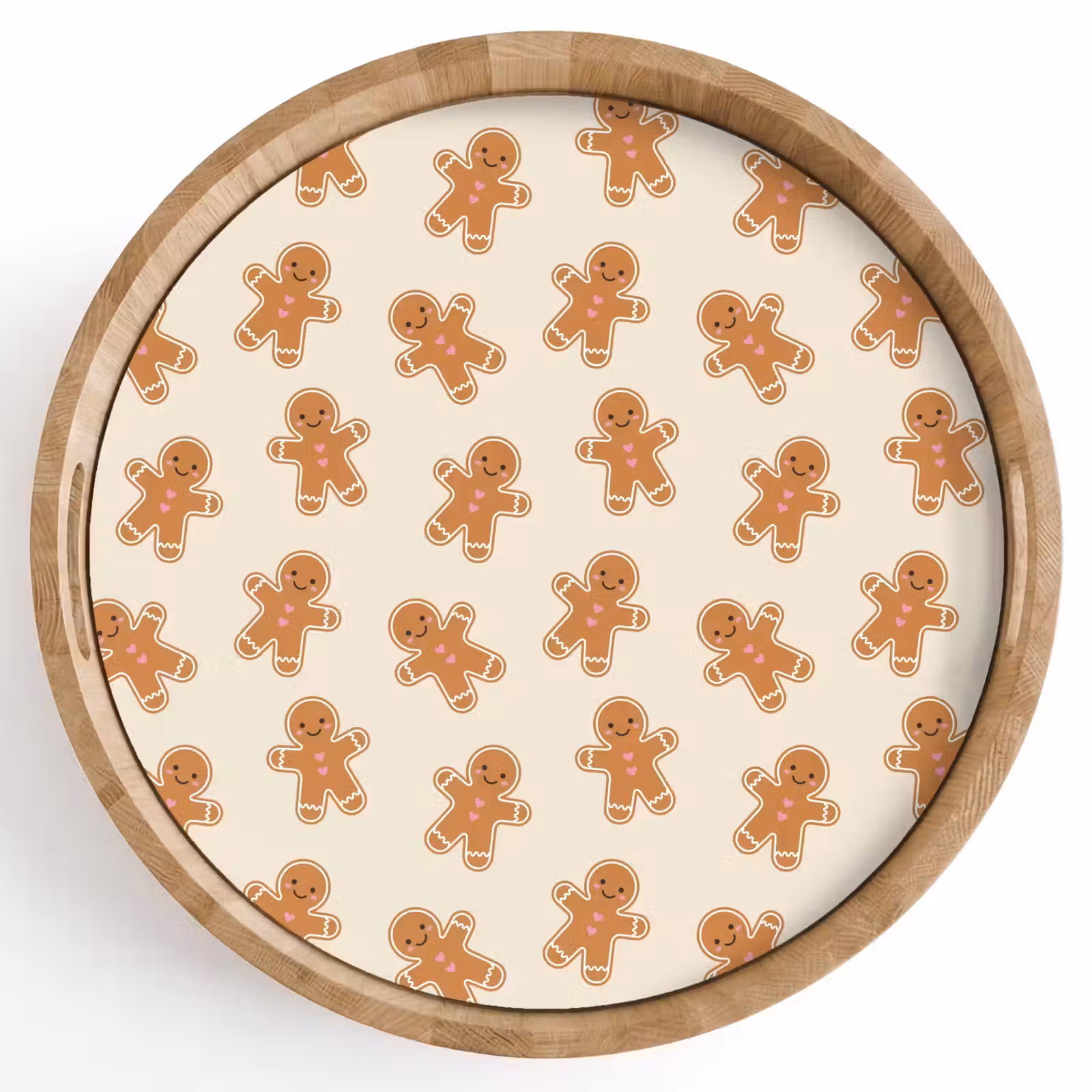 Dienblad - Peperkoek - Kerst - Crème — 1