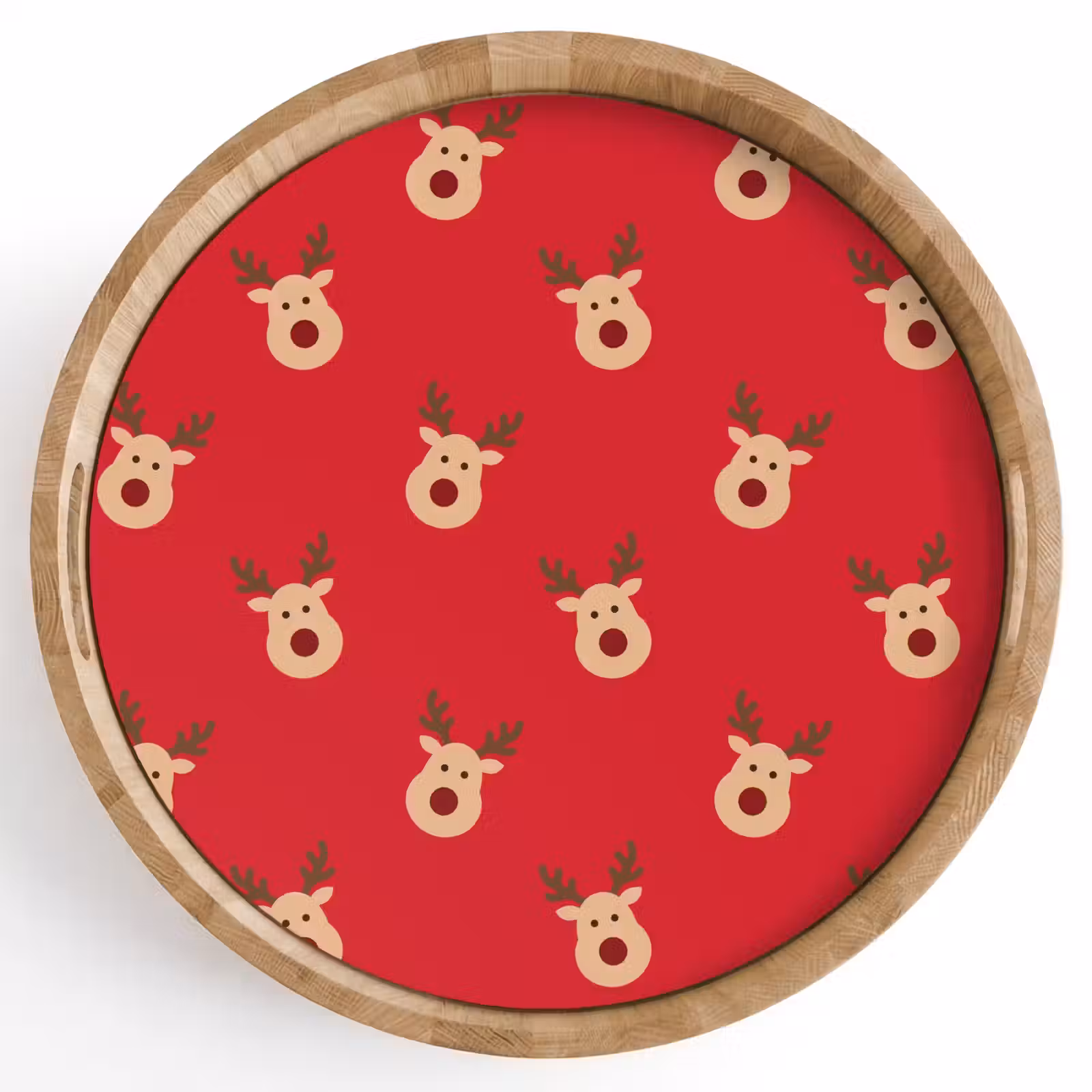 Dienblad - Rendieren - Kerst - Rood — 1