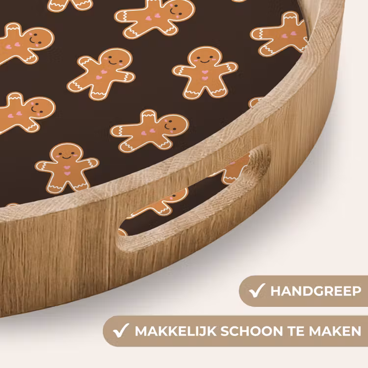 Dienblad - Bruin - Peperkoek - Kerst — 5