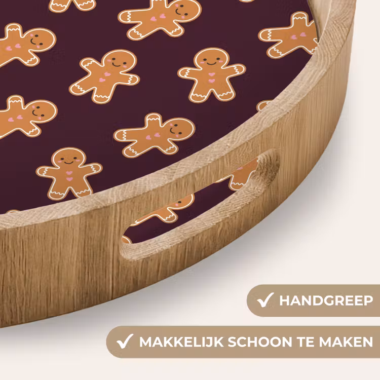 Dienblad - Burgudy - Peperkoek - Kerst — 5