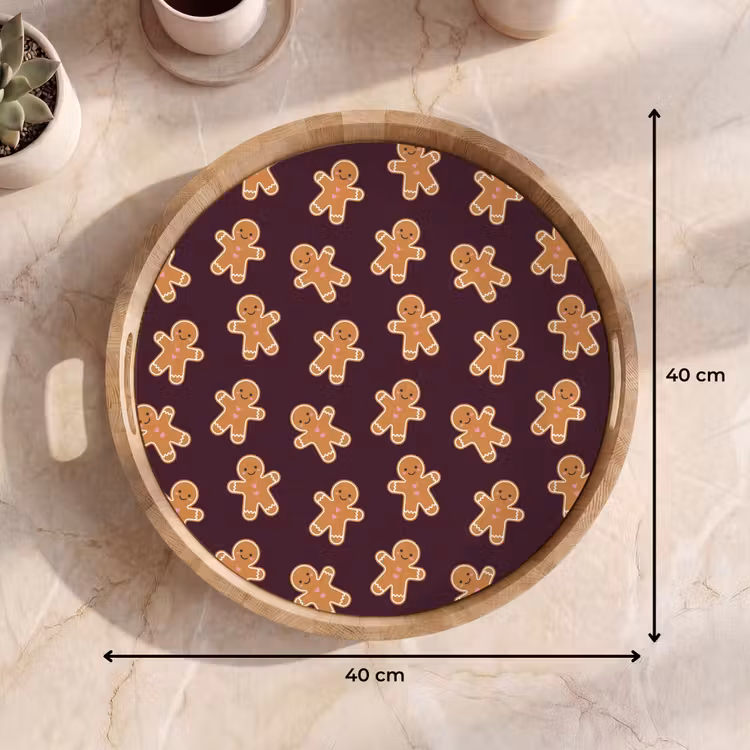 Dienblad - Burgudy - Peperkoek - Kerst — 9