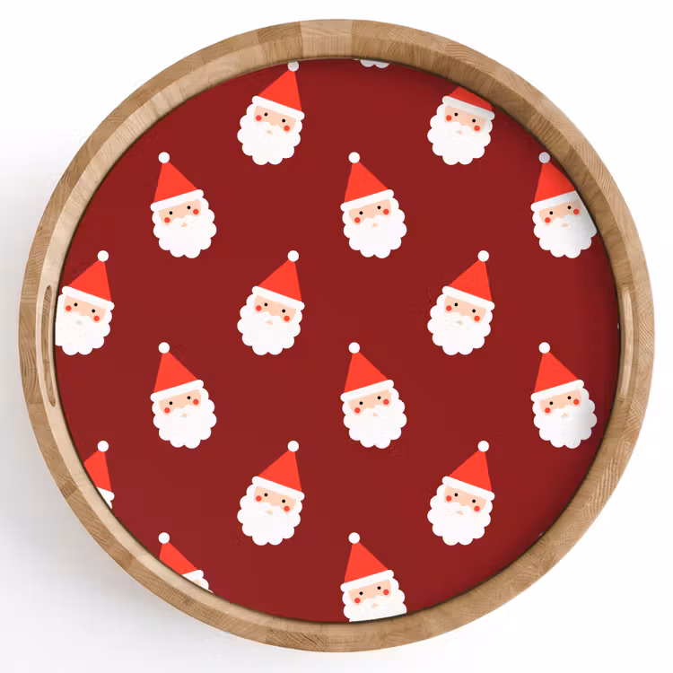 Dienblad - Kerst - Kerstman - Rood — 1