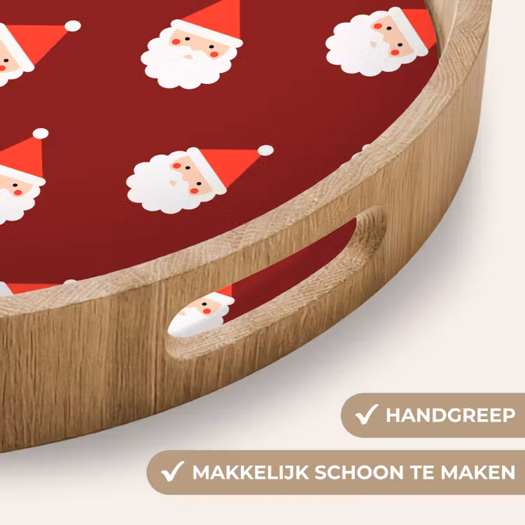 Dienblad - Kerst - Kerstman - Rood — 5