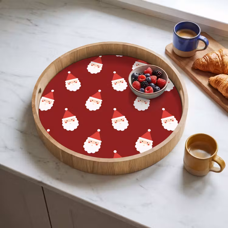 Dienblad - Kerstman - Kerst - Rood — 4