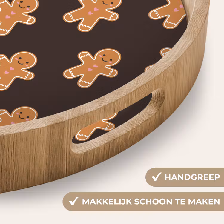 Dienblad - Peperkoek - Bruin - Kerst — 5