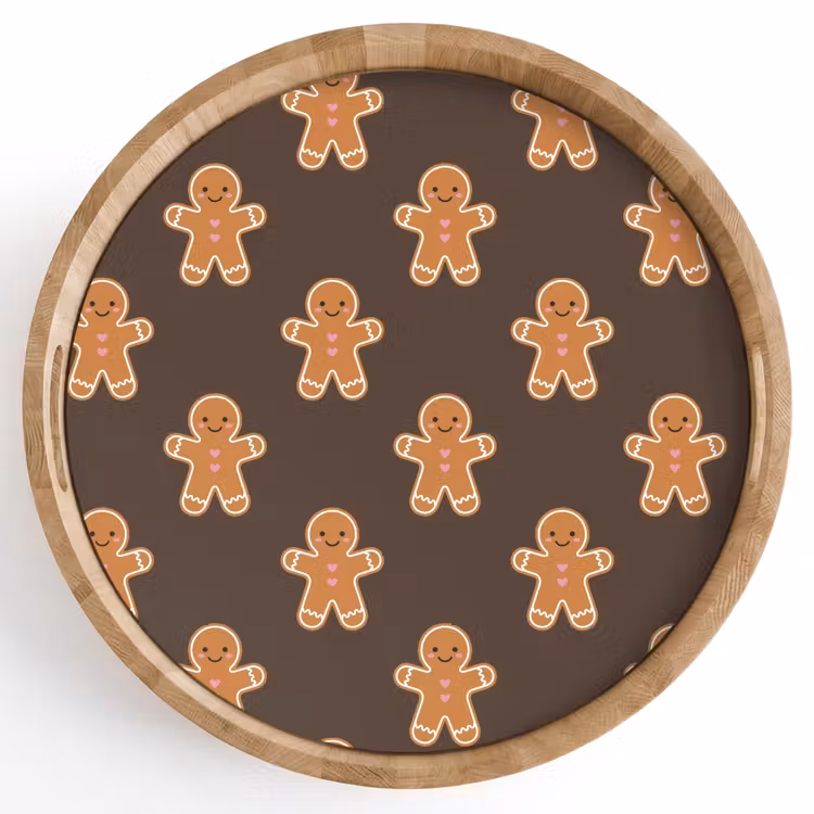 Dienblad - Peperkoek - Kerst - Bruin — 1
