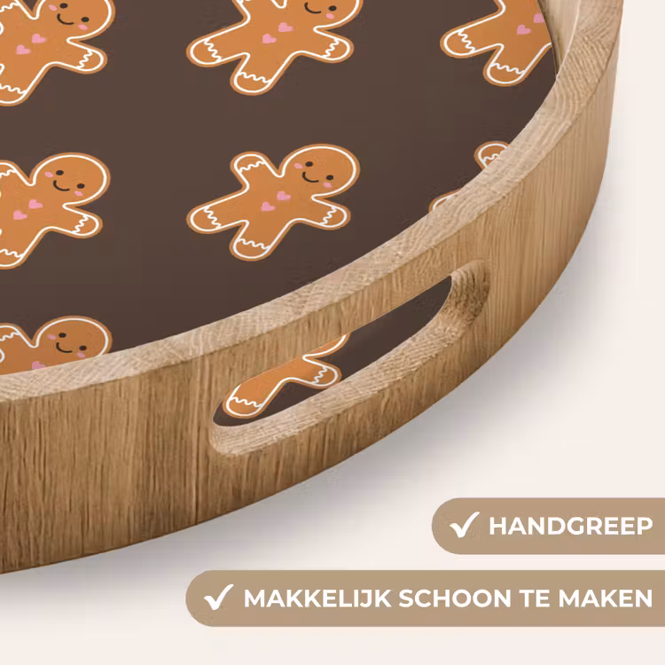 Dienblad - Peperkoek - Kerst - Bruin — 5