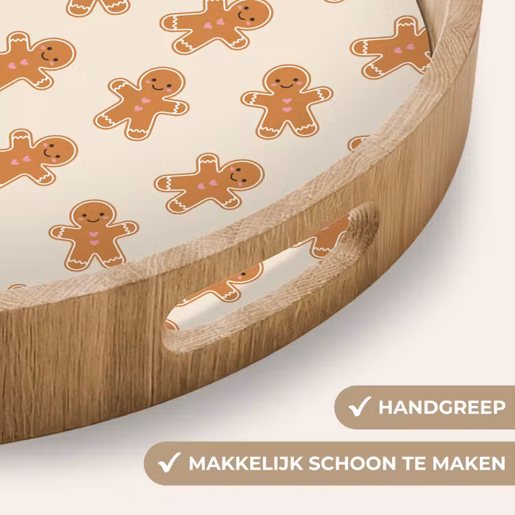 Dienblad - Peperkoek - Kerst - Crème — 5