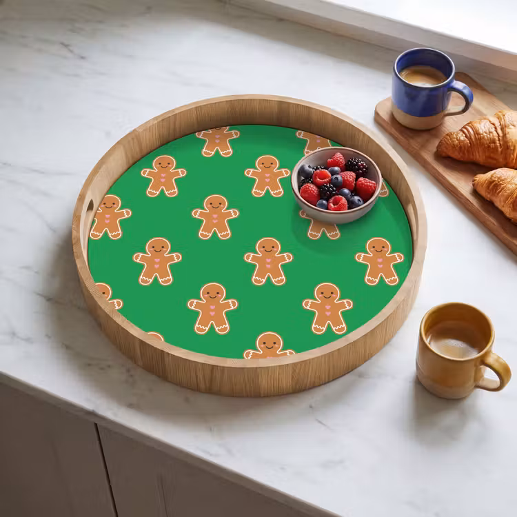 Dienblad - Peperkoek - Kerst - Neon - Groen — 4