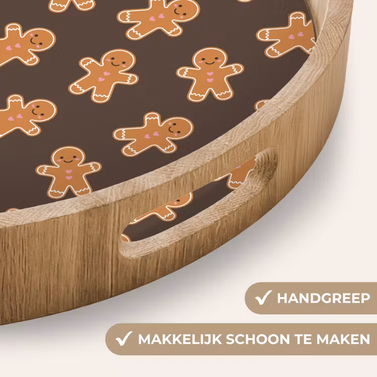Dienblad - Peperkoek - Kerstmis - Bruin — 5