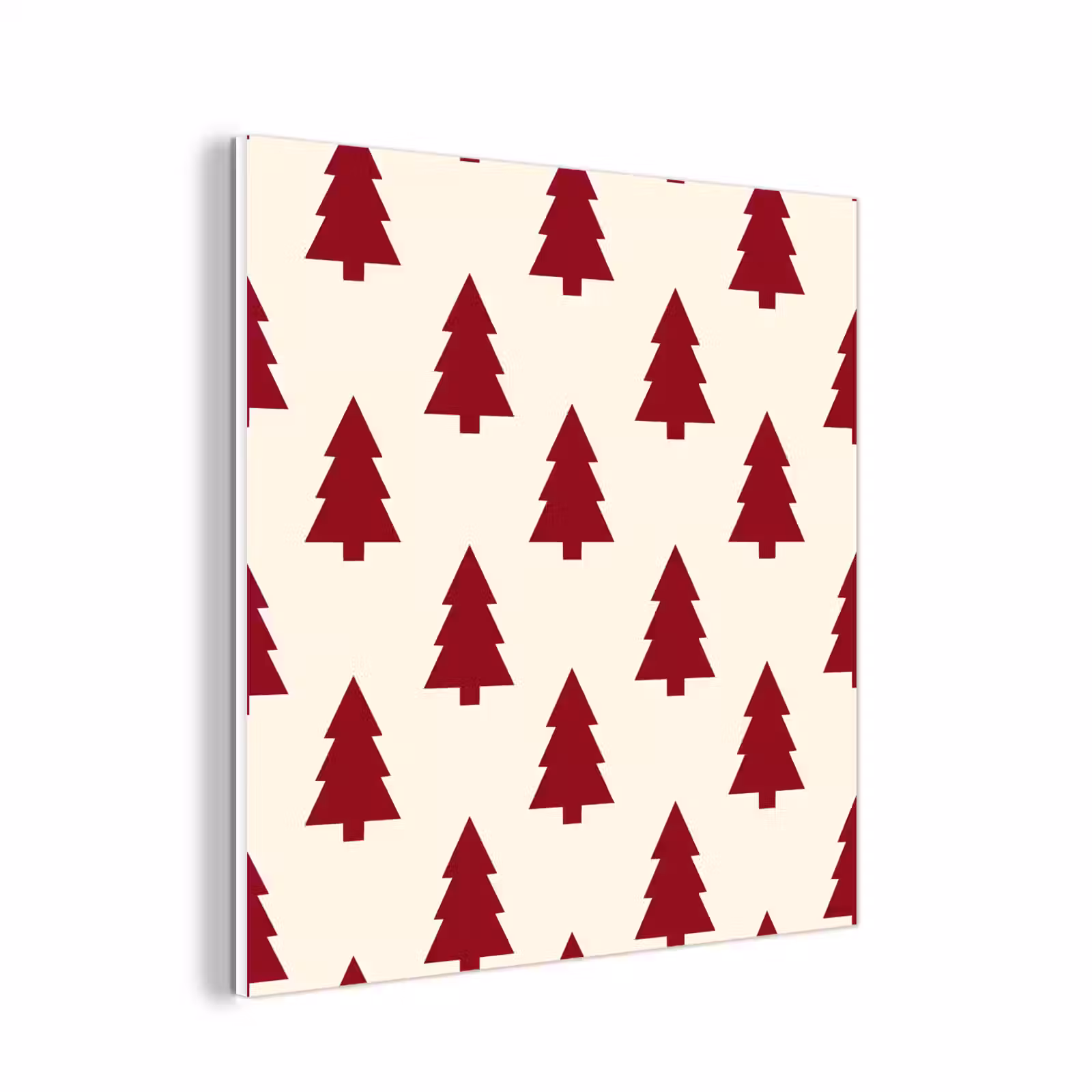 Forex - Kerstboom - Crème - Rood — 1