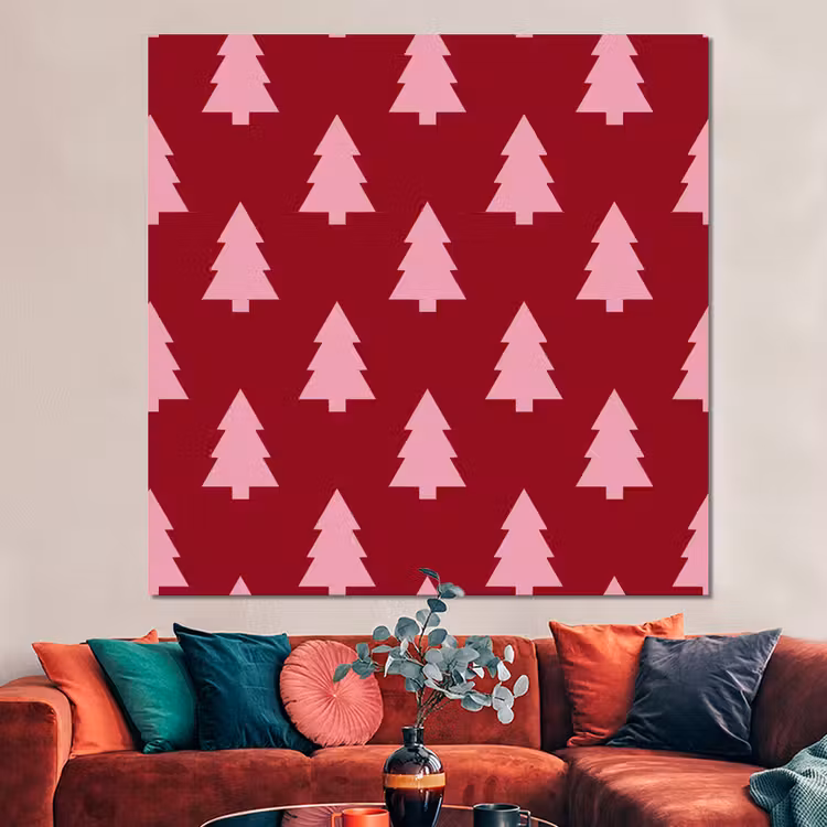 Forex - Kerstboom - Burguny - Roze — 3