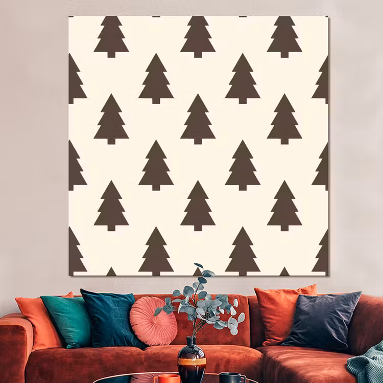 Forex - Kerstboom - Crème - Grijs — 3