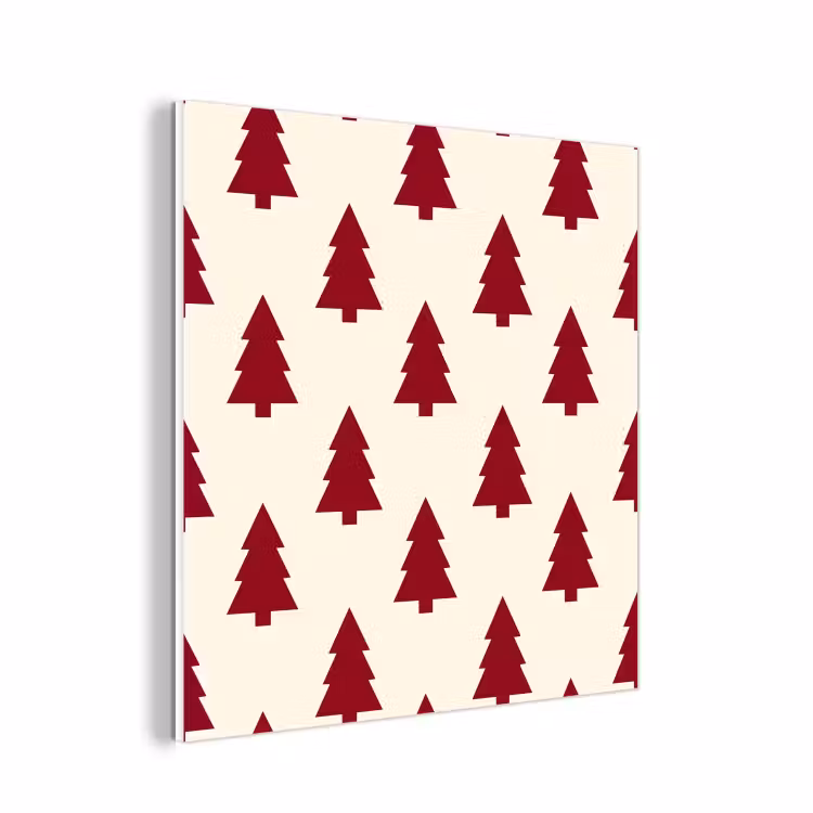 Forex - Kerstboom - Crème - Rood — 1
