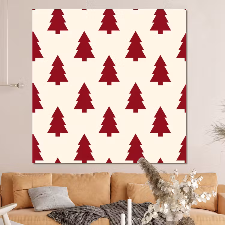 Forex - Kerstboom - Crème - Rood — 4