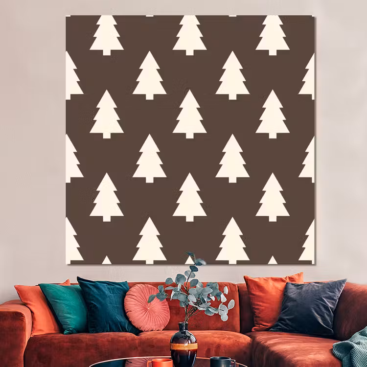 Forex - Kerstboom - Grijs - Crème — 3