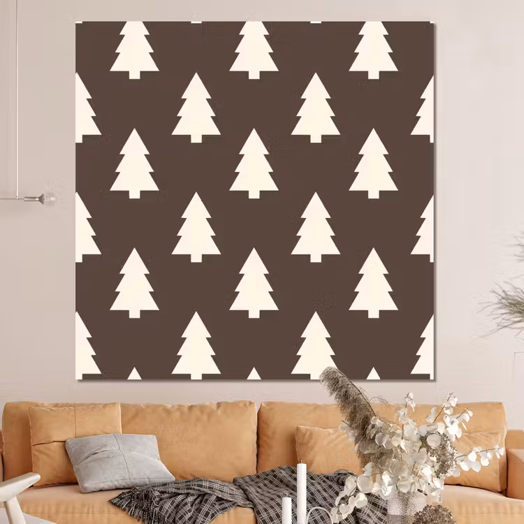 Forex - Kerstboom - Grijs - Crème — 4