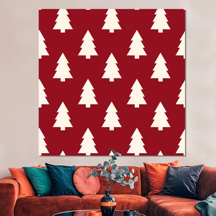 Forex - Kerstboom - Rood - Wit — 3