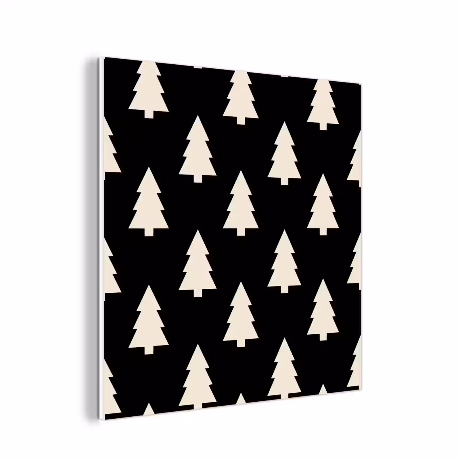 Forex - Kerstboom - Zwart - Wit — 1