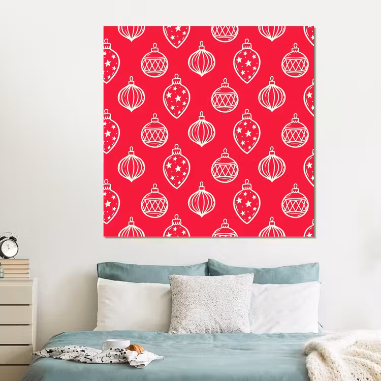 Forex - Kerstbal - Rood - Wit — 2